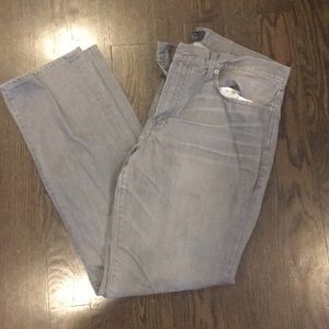 Grey lucky brand jeans